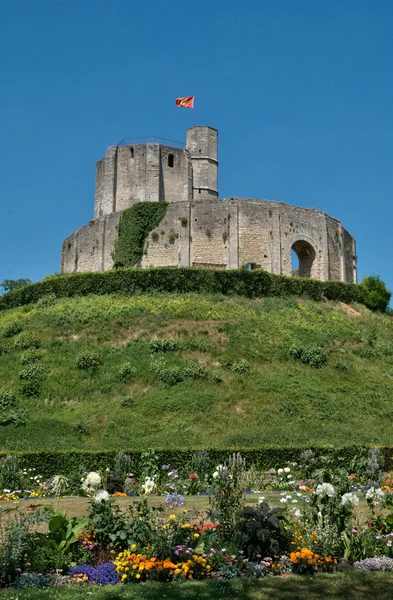 Francia, castillo histórico de Gisors en Normandía —  Fotos de Stock