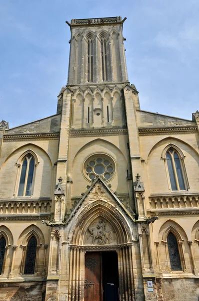 França, Villers sur Mer igreja na Normandia — Fotografia de Stock