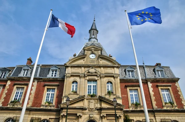 Frankrike, stadshuset av cabourg i normandie — Stockfoto