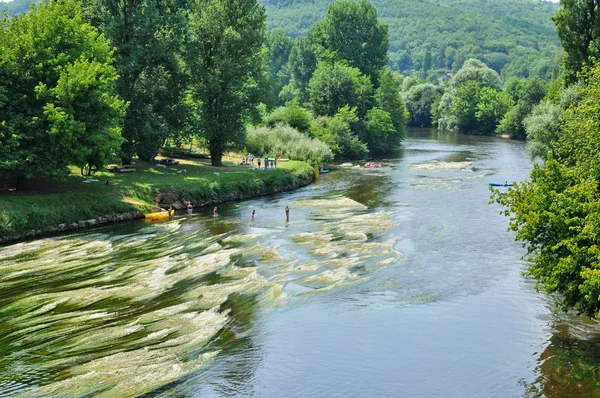 France Vezere river in Tursac — Stock Photo, Image