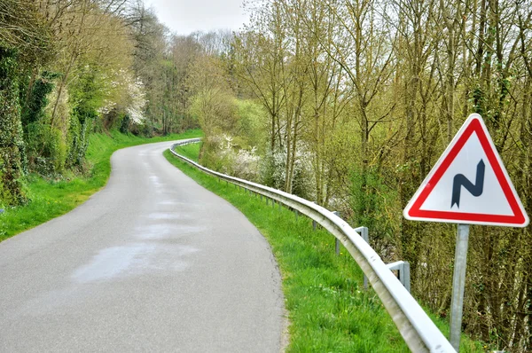 Sarthe, pintoresco paisaje en Saint georges le gaultier — Foto de Stock