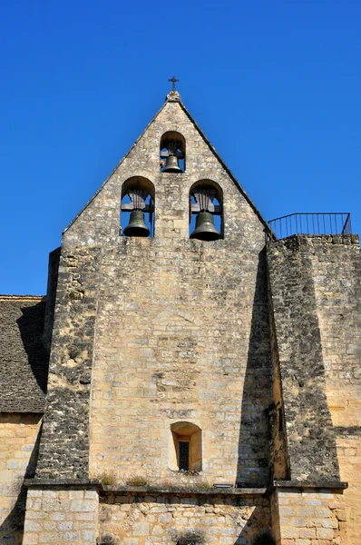 Frankreich, die kirche sainte nathalene in dordogne — Stockfoto