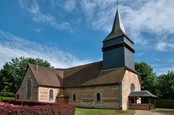 Igreja Le Tronquay na Normandia — Fotografia de Stock