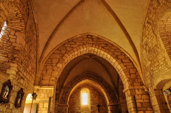 Frankrijk, saint pompon kerk in dordogne — Stockfoto