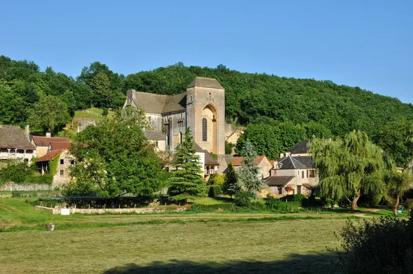 Francie, malebné vesnici saint amand de coly — Stock fotografie