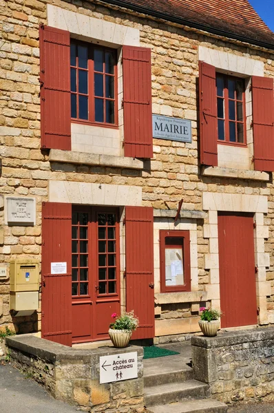 Francia, pintoresco pueblo de Castelnaud la Chapelle — Foto de Stock