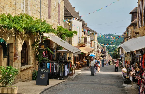 Francja, malowniczej miejscowości domme — Zdjęcie stockowe