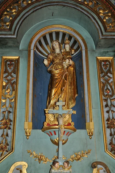 Francia, Iglesia Loubressac en Lot — Foto de Stock