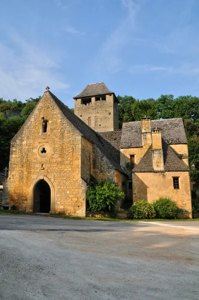 Frankrike, Saint Crepin-kirken i Dordogne – stockfoto