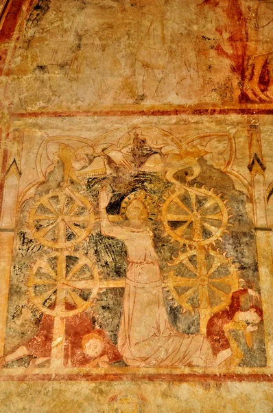 Francia, Cheylat capilla de San Genios en Dordoña — Foto de Stock