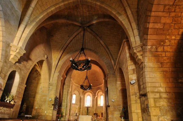 France, Saint Geniest church in Dordogne — Stock Photo, Image