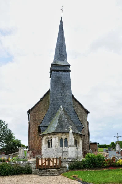 Frankreich, historische Kirche von rebets프랑스, rebets의 역사적인 교회 — 스톡 사진