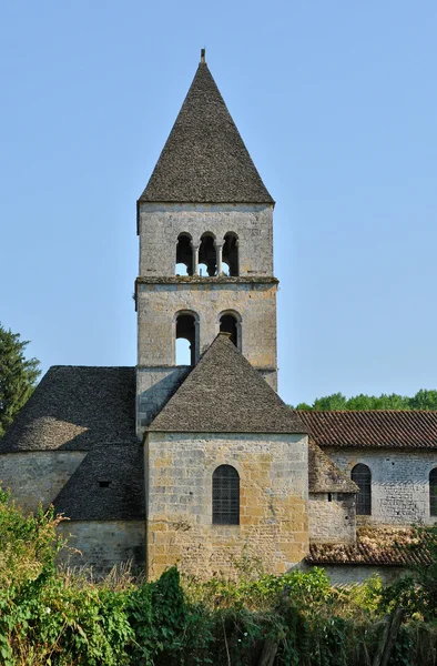 Frankreich, die kirche des heiligen leon sur vezere in perigord — Stockfoto