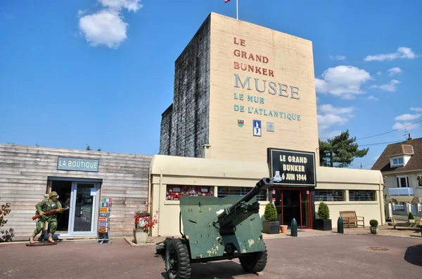 Museu Le Grand Bunker em Ouistreham na Normandia — Fotografia de Stock