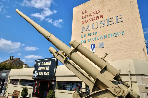 Le grand bunker müzede ouistreham normandie içinde — Stok fotoğraf