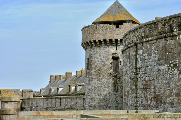 Frankrike, pittoreska staden Saint-Malo i bretagne — Stockfoto