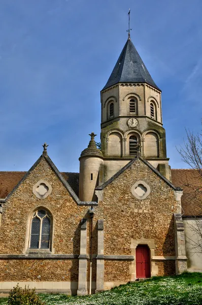 França, a pitoresca cidade de Saint Martin la Garenne em Ile d — Fotografia de Stock