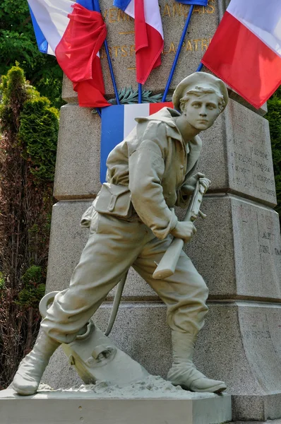 França, memorial de guerra de Villers sur mer — Fotografia de Stock