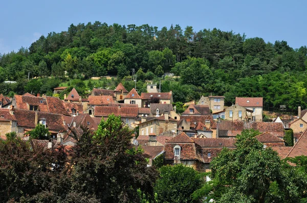 Frankrijk, schilderachtig dorp van saint cyprien — Stockfoto