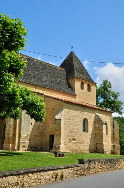France, church of Carsac Aillac in Dordogne — Stock Photo, Image