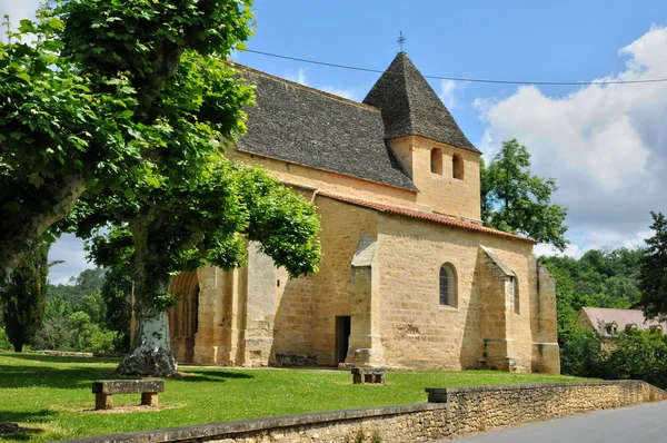 France, church of Carsac Aillac in Dordogne — Stock Photo, Image