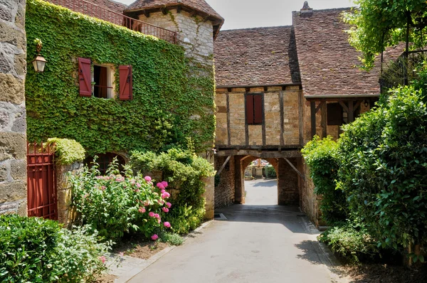 Frankrijk, schilderachtig dorp van loubressac — Stockfoto