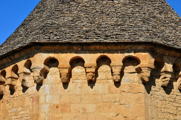 France, Saint Geniest church in Dordogne — Stock Photo, Image