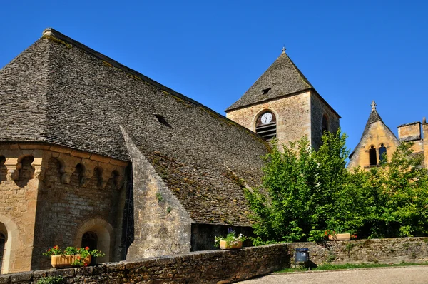 Frankrijk, saint geniest kerk in dordogne — Stockfoto