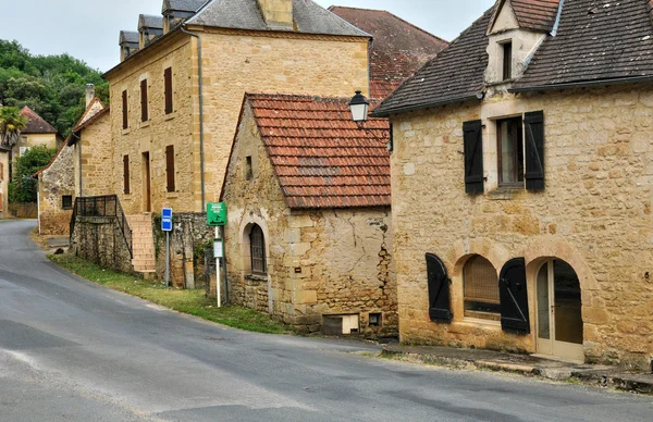 Francie, malebné vesnici aillac — Stock fotografie