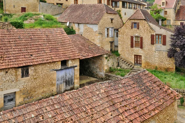 Francia, pittoresco villaggio di Aillac — Foto Stock