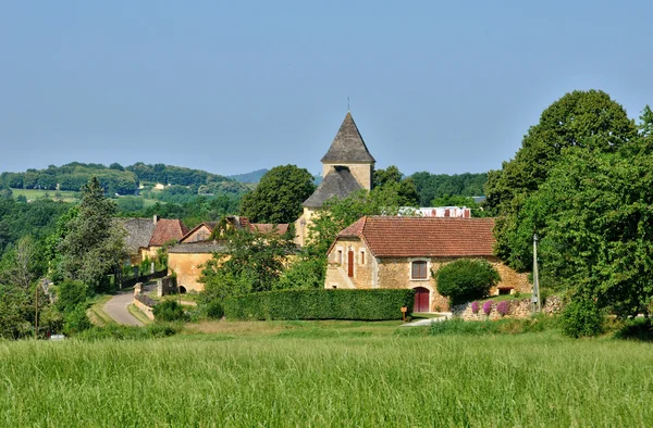 Fransa, carlucet pitoresk köy — Stok fotoğraf