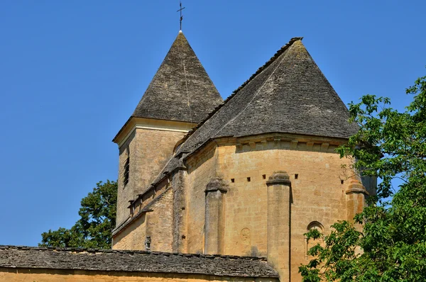 Francia, Iglesia de Carlucet en Dordoña — Foto de Stock