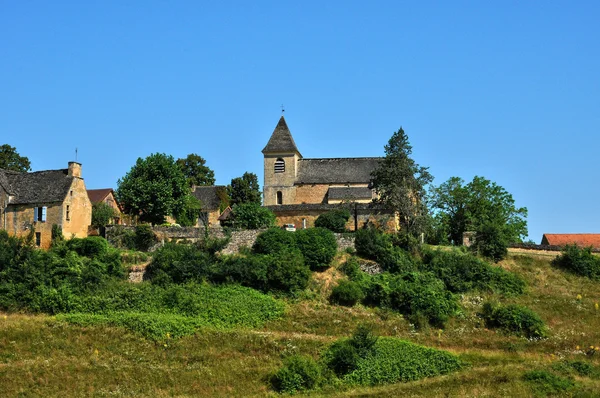 Ranska, viehättävä kylä Carlucet — kuvapankkivalokuva