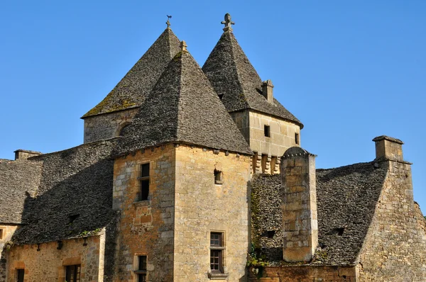 Frankrijk, pittoreske kasteel van saint genies in dordogne — Stockfoto