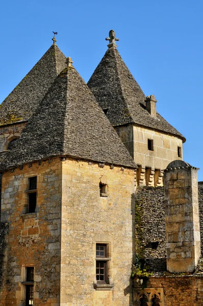 Frankrijk, pittoreske kasteel van saint genies in dordogne — Stockfoto