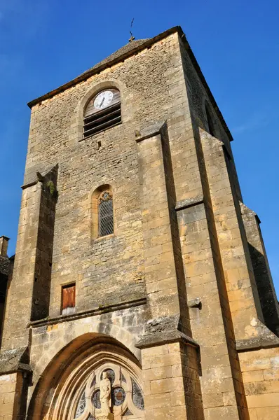 Franciaország, saint genies templom dordogne — Stock Fotó