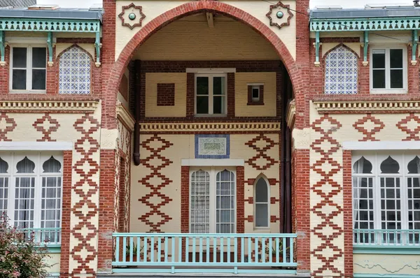 Casa em Trouville sur Mer na Normandia — Fotografia de Stock