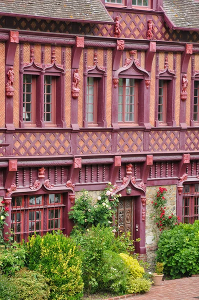 Dům v trouville sur mer v normandie — Stock fotografie