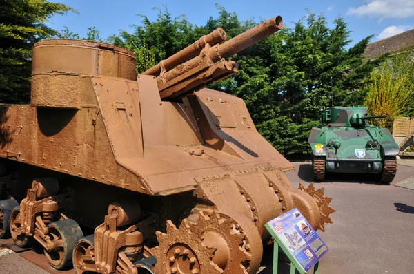 Muzeum Le grand bunkru v ouistreham do normandie — Stock fotografie