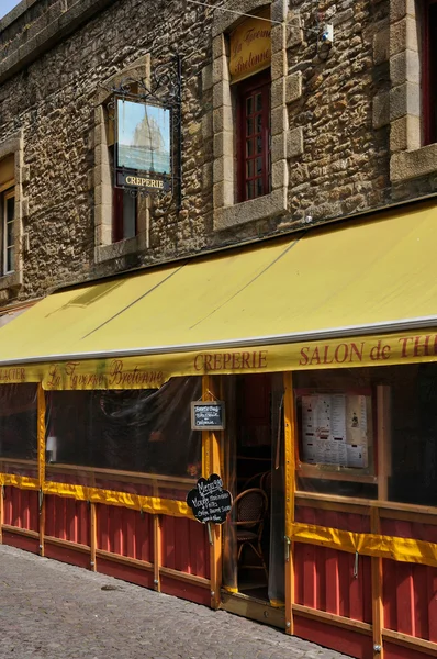 Francie, malebném městě saint malo v Bretani — Stock fotografie