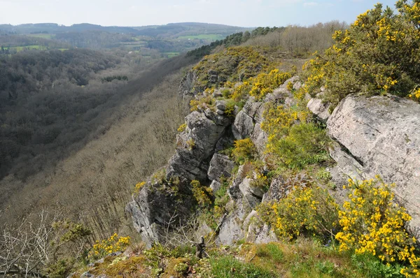 Frankreich, malerischer roche d oetre in saint philibert sur orne — Stockfoto