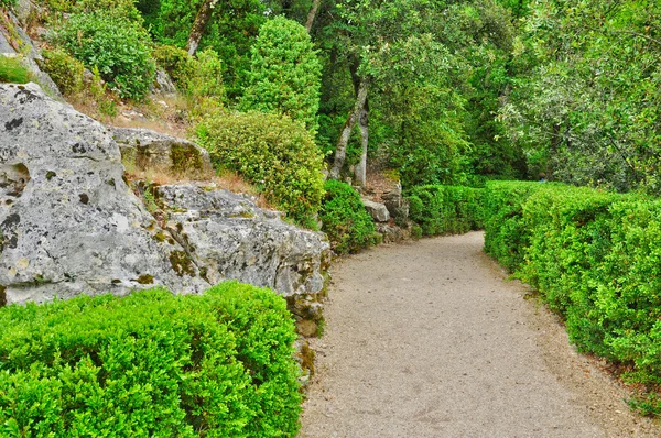 Francia, pittoresco giardino di Marqueyssac in Dordogna — Foto Stock