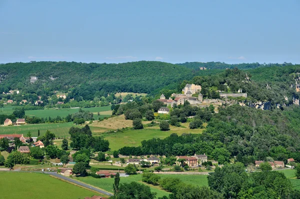 Frankrijk, schilderachtig dorp van vezac — Stockfoto
