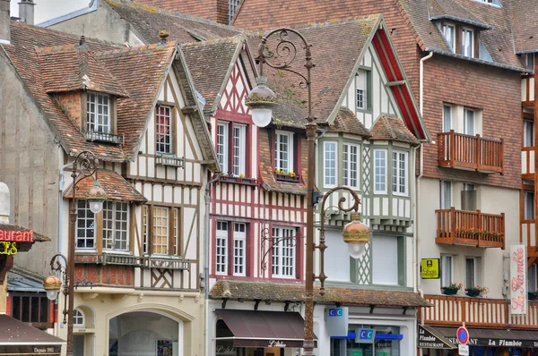 Frankrike, pittoreska staden av deauville i normandie — Stock fotografie