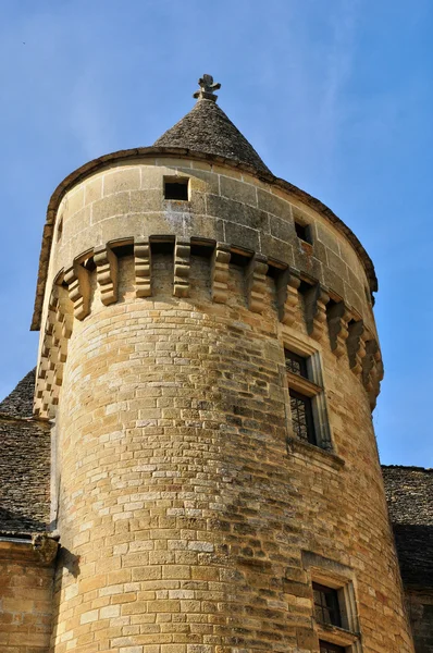 Frankrijk, pittoreske kasteel van saint genies in dordogne — Stockfoto