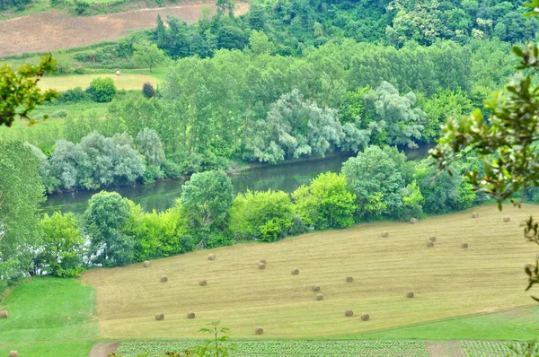 France, picturesque Dordogne valley in Perigord — Stock Photo, Image