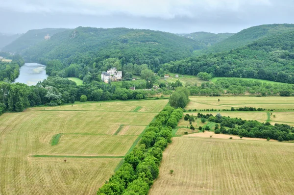 Frankreich, malerisches dordogne-tal im perigord — Stockfoto