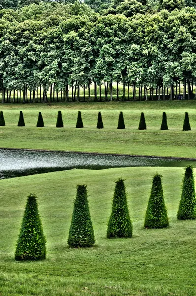 Francie, klasický park marly le roi — Stock fotografie