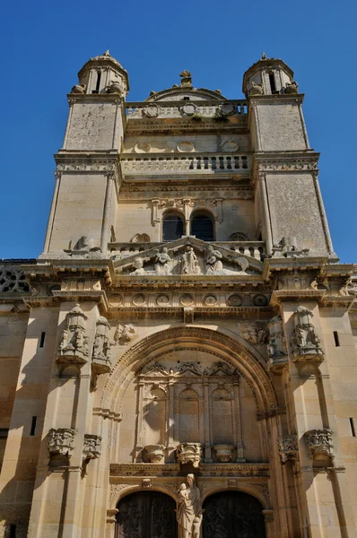 Francja, malownicze miasto vetheuil w ile de france — Zdjęcie stockowe