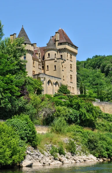 France, picturesque castle of La Malartrie in Vezac — Stock Photo, Image